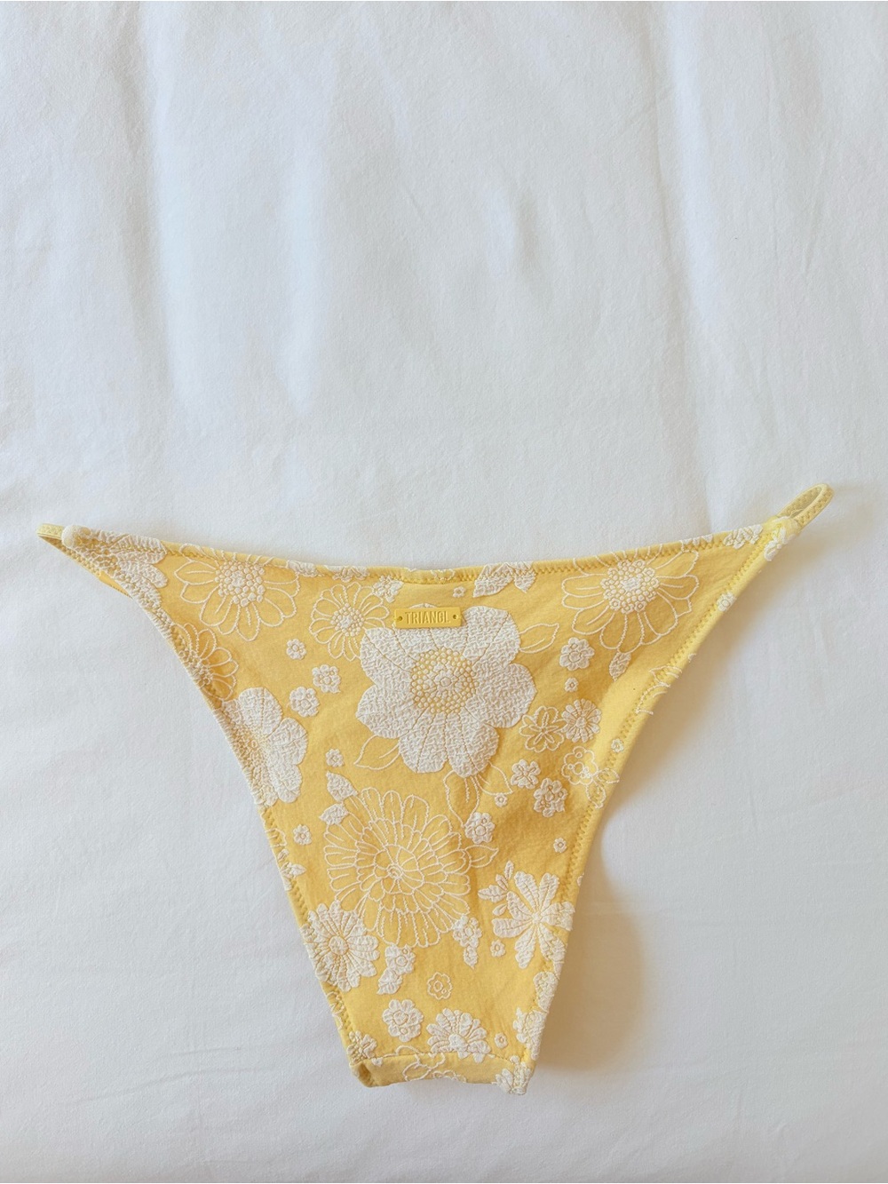 Triangl Yellow Floral Bikini Set - Picture 9 of 13